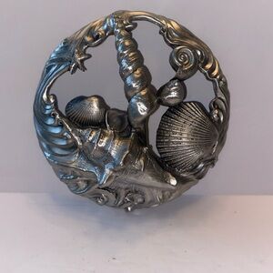 Vintage 1994 Seagull Canada Pewter Etain Zinn Candle/ Potpourri Jar Lid